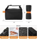 Darrahopens Home & Garden > Storage > Storage Boxes Stainless Steel Snack Box Container with Ice Pack & Lunch Bag for Man & Women - Bento Lunch Box Kit for School,office,Work,Travel,Camping, Reusable Lunch Meal Prep Containers Compartment Leak-Proof