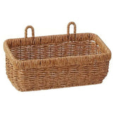 Darrahopens Home & Garden > Storage > Storage Boxes Wall-Mounted Rattan Style Hanging Storage Basket Kitchen Vegetable Fruit Basket - Large