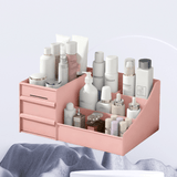 Darrahopens Home & Garden > Storage > Storage Boxes White Multi-Compartment Large-Capacity Desktop Storage Box Keeps vanity tables and desks neat and organized—lipsticks, masks, makeup brushes all stored in one box. Easy access, seamlessly fits into various settings.