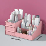 Darrahopens Home & Garden > Storage > Storage Boxes White Multi-Compartment Large-Capacity Desktop Storage Box Keeps vanity tables and desks neat and organized—lipsticks, masks, makeup brushes all stored in one box. Easy access, seamlessly fits into various settings.