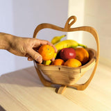 Darrahopens Home & Garden > Storage > Storage Boxes Wooden Fruit and Vegetable Storage Basket for Kitchen Organizing Home Storage