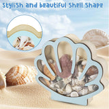 Darrahopens Home & Garden > Storage > Storage Boxes Wooden Seashell Display Box, Blue Coastal Storage and Decorative Organiser for Shell Collections, Home Decor, Bedrooms and Gift Giving In Australia - Darrahopens