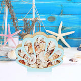 Darrahopens Home & Garden > Storage > Storage Boxes Wooden Seashell Display Box, Blue Coastal Storage and Decorative Organiser for Shell Collections, Home Decor, Bedrooms and Gift Giving In Australia - Darrahopens