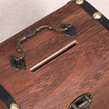 Darrahopens Home & Garden > Storage > Storage Boxes Wooden Treasure Chest Retro Money Storage Box Case Coin Piggy Bank Organizer