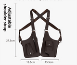 Darrahopens Home & Garden > Storage > Storage Boxes Yellow Multi-functional Expandable Men's Tactical Chest Rig Bag - Waterproof & Lightweight Retro Underarm Pack