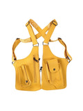 Darrahopens Home & Garden > Storage > Storage Boxes Yellow Multi-functional Expandable Men's Tactical Chest Rig Bag - Waterproof & Lightweight Retro Underarm Pack