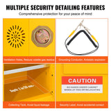 Darrahopens Home & Garden > Storage > Storage Cabinets & Lockers 12 Gallon Safety Cabinet for Flammable Liquids Single door and Manual Close Yellow Hazardous Storage