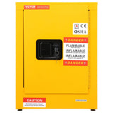 Darrahopens Home & Garden > Storage > Storage Cabinets & Lockers 12 Gallon Safety Cabinet for Flammable Liquids Single door and Manual Close Yellow Hazardous Storage