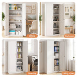 Darrahopens Home & Garden > Storage > Storage Cabinets & Lockers Astiss 180cm Steel Locker Cabinet Mental Storage 4 Adjustable Shelves In Australia - Darrahopens