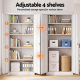 Darrahopens Home & Garden > Storage > Storage Cabinets & Lockers Astiss 180cm Steel Locker Cabinet Mental Storage 4 Adjustable Shelves In Australia - Darrahopens