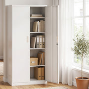 Darrahopens Home & Garden > Storage > Storage Cabinets & Lockers Astiss 180cm Steel Locker Cabinet Mental Storage 4 Adjustable Shelves In Australia - Darrahopens