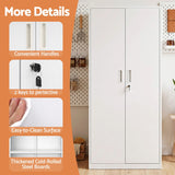 Darrahopens Home & Garden > Storage > Storage Cabinets & Lockers Astiss 180cm Steel Locker Cabinet Mental Storage 4 Adjustable Shelves In Australia - Darrahopens