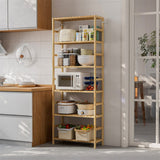 Darrahopens Home & Garden > Storage > Storage Cabinets & Lockers Fin Super Large Wooden Storage Unit 6 Adjustable Shelves Home Kitchen Organization