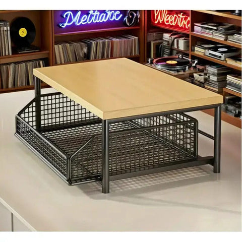Darrahopens Home & Garden > Storage > Storage Cabinets & Lockers Modern Kitchen Microwave Shelf with Drawer: Sturdy and solid structure, designed to save counter space for storing appliances, utensils, dishes, and household items. Minimalist design suitable for 1000+ scenarios, BLACK