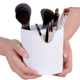 Darrahopens Home & Garden > Travel 4 Slot Makeup Brush Organiser Bucket - Cosmetic Tool Storage Divider Tin