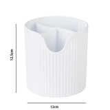 Darrahopens Home & Garden > Travel 4 Slot Makeup Brush Organiser Bucket - Cosmetic Tool Storage Divider Tin