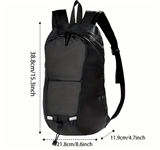 Darrahopens Home & Garden > Travel > Backpacks 15L Backpack with USB Charging & Smart LED Turn Signals, Waterproof Cycling Commuter Daypack, Lightweight Nylon, Safety Reflective(Yellow gray)