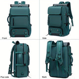 Darrahopens Home & Garden > Travel > Backpacks 18.1-inch Easy-Travel Bag (46×30×16 cm): Four carrying modes in one bag, with independent shoe compartment and freely switchable hidden shoulder straps.(light gray）