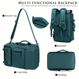Darrahopens Home & Garden > Travel > Backpacks 18.1-inch Easy-Travel Bag (46×30×16 cm): Four carrying modes in one bag, with independent shoe compartment and freely switchable hidden shoulder straps.(light gray）
