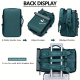 Darrahopens Home & Garden > Travel > Backpacks 18.1-inch Easy-Travel Bag (46×30×16 cm): Four carrying modes in one bag, with independent shoe compartment and freely switchable hidden shoulder straps.(light gray）