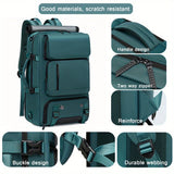 Darrahopens Home & Garden > Travel > Backpacks 18.1-inch Easy-Travel Bag (46×30×16 cm): Four carrying modes in one bag, with independent shoe compartment and freely switchable hidden shoulder straps.(light purple）