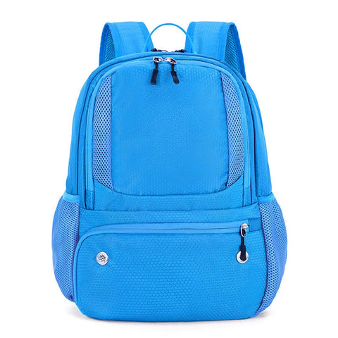 Darrahopens Home & Garden > Travel > Backpacks 24L High-Capacity Light Blue Basketball Backpack with Shoe Compartment & Dedicated Ball Zone - Waterproof & Durable Oxford Training Bag