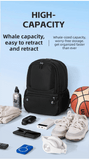 Darrahopens Home & Garden > Travel > Backpacks 24L High-Capacity Orange Basketball Backpack with Shoe Compartment & Dedicated Ball Zone - Waterproof & Durable Oxford Training Bag