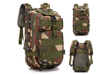 Darrahopens Home & Garden > Travel > Backpacks 30L Military Backpack Tactical Hiking Camping Bag Rucksack for Outdoor Trek Travel -Green
