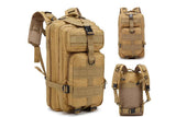 Darrahopens Home & Garden > Travel > Backpacks 30L Military Backpack Tactical Hiking Camping Bag Rucksack for Outdoor Trek Travel -Khaki