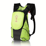 Darrahopens Home & Garden > Travel > Backpacks 5L Backpack with USB Charging & Smart LED Turn Signals, Lightweight Nylon Commuter Cycling Bag, Safety Reflective Design.Kelly