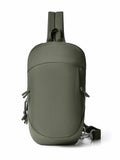 Darrahopens Home & Garden > Travel > Backpacks Army Green Minimalist Anti-Theft Sling Bag for Men & Women - Water-Resistant Crossbody Chest Pack, Fits 9.7-inch Tablet