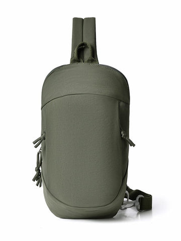 Darrahopens Home & Garden > Travel > Backpacks Army Green Minimalist Anti-Theft Sling Bag for Men & Women - Water-Resistant Crossbody Chest Pack, Fits 9.7-inch Tablet