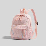 Darrahopens Home & Garden > Travel > Backpacks Backpack – Stylish and practical lightweight backpack – With two zippered compartments and adjustable shoulder strap – Fashionable design for girls, children and adults – Pink