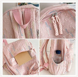 Darrahopens Home & Garden > Travel > Backpacks Backpack – Stylish and practical lightweight backpack – With two zippered compartments and adjustable shoulder strap – Fashionable design for girls, children and adults – Pink