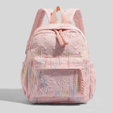 Darrahopens Home & Garden > Travel > Backpacks Backpack – Stylish and practical lightweight backpack – With two zippered compartments and adjustable shoulder strap – Fashionable design for girls, children and adults – Pink