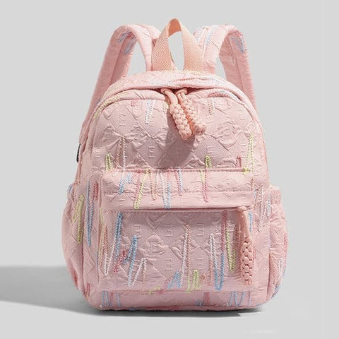 Darrahopens Home & Garden > Travel > Backpacks Backpack – Stylish and practical lightweight backpack – With two zippered compartments and adjustable shoulder strap – Fashionable design for girls, children and adults – Pink