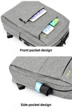 Darrahopens Home & Garden > Travel > Backpacks Black 3-PCS Multi-Functional & Lightweight Backpacks Set for Students - Large Capacity Durable Travel Daypack with USB Charging Port, Fit in 14-Inch Laptop Bag