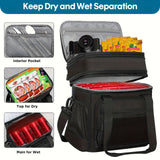 Darrahopens Home & Garden > Travel > Backpacks Black Blue travel backpack, utility backpack, durable backpack, organized storage, Australian travel gear, weekend getaway, outdoor backpack, carry-on backpack