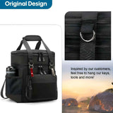 Darrahopens Home & Garden > Travel > Backpacks Black Blue travel backpack, utility backpack, durable backpack, organized storage, Australian travel gear, weekend getaway, outdoor backpack, carry-on backpack