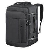Darrahopens Home & Garden > Travel > Backpacks Black Expandable 17-Inch Laptop Travel Backpack with USB Port - Durable TSA Friendly Carry-on Luggage Bag