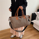 Darrahopens Home & Garden > Travel > Backpacks Black Large Capacity Knitted Travel Bag with Shoe-Zone - Weekend Overnight & Carry-on Gym Bag