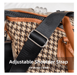 Darrahopens Home & Garden > Travel > Backpacks Black Large Capacity Knitted Travel Bag with Shoe-Zone - Weekend Overnight & Carry-on Gym Bag