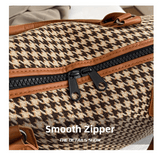 Darrahopens Home & Garden > Travel > Backpacks Black Large Capacity Knitted Travel Bag with Shoe-Zone - Weekend Overnight & Carry-on Gym Bag
