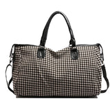 Darrahopens Home & Garden > Travel > Backpacks Black Large Capacity Knitted Travel Bag with Shoe-Zone - Weekend Overnight & Carry-on Gym Bag