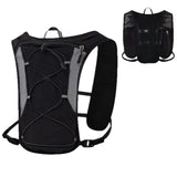 Darrahopens Home & Garden > Travel > Backpacks Black Lightweight Hydration Backpack with 1.5L Water Bladder Compact Cycling Running Pack for Hiking and Outdoor Sports Ideal for Australian Adventures
