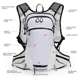 Darrahopens Home & Garden > Travel > Backpacks Black Lightweight Outdoor Hiking Backpack Nylon Daypack for Cycling Camping and Mountaineering Breathable Sports Bag Ideal for Australian Adventures