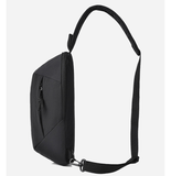 Darrahopens Home & Garden > Travel > Backpacks Black Minimalist Anti-Theft Sling Bag for Men & Women - Water-Resistant Crossbody Chest Pack, Fits 9.7-inch Tablet