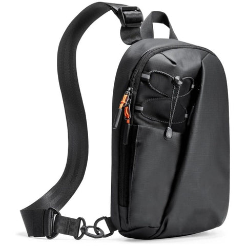 Darrahopens Home & Garden > Travel > Backpacks Black Modern Urban Sling Bag Crossbody Chest Pack with Quick Adjustable Strap Compact Daypack for Travel and Daily Commute