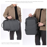 Darrahopens Home & Garden > Travel > Backpacks Black Premium Business Expandable Travel Backpack with External USB Charging - 20-35L Large-Capacity & Waterproof Commuter Daypack