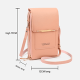 Darrahopens Home & Garden > Travel > Backpacks Black Touch Screen Crossbody Phone Bag for Women Small Shoulder Purse with Dual Zippers and Card Slots Compact Travel Pouch Australian Lifestyle
